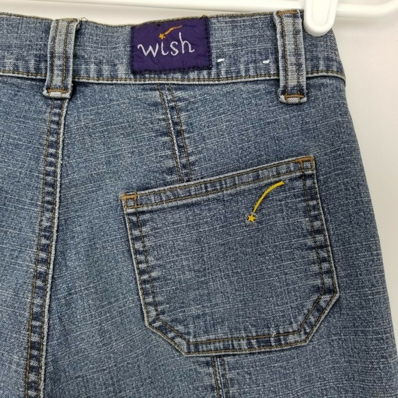 Flare Denim Jeans Hippie Zip Front - Picture 6 of 8